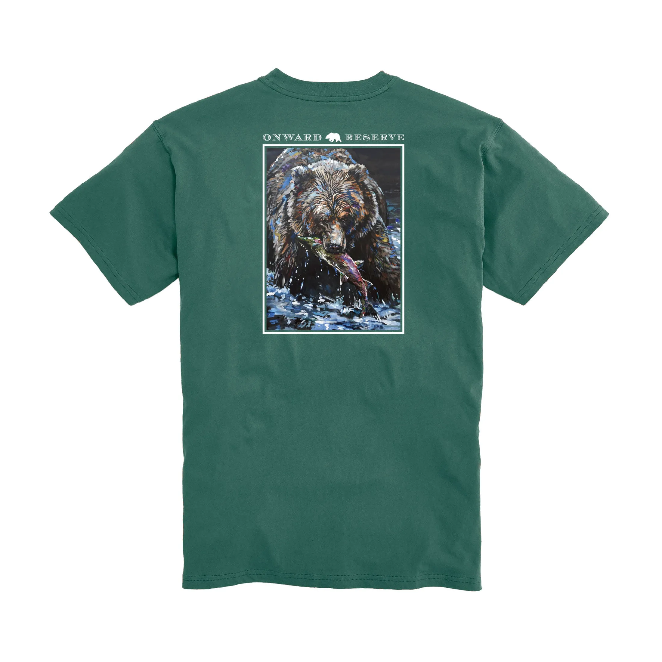 Hunter Gatherer Tee - Posy Green