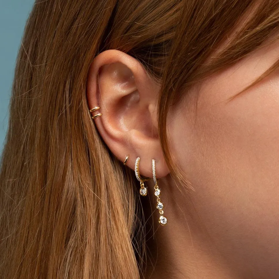 Klein 5 Gold Cartilage Hoop Earring