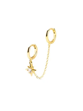 Klein Polar Star Gold Single Earring