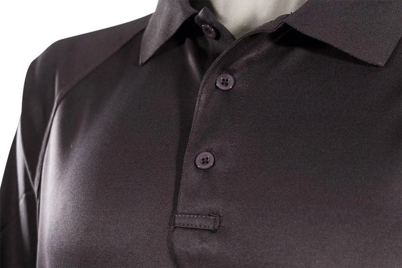 LAPG Men's Operator Tactical Performance Polo Shirt, Short Sleeve Anti-Wrinkle Lightweight Uniform Polo Shirt for Men