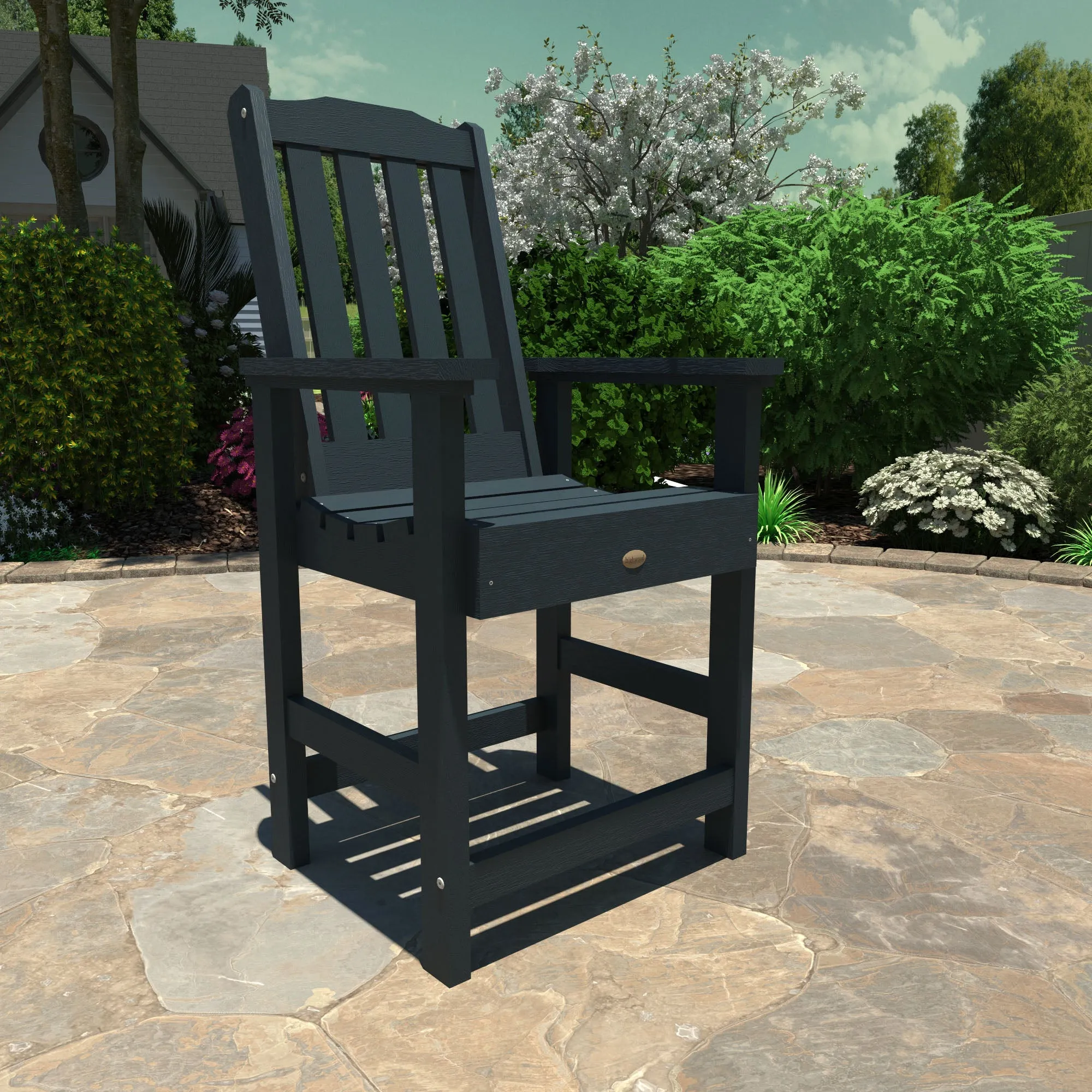 Lehigh 7pc Rectangular Outdoor Dining Set 42in x 84in - Counter Height