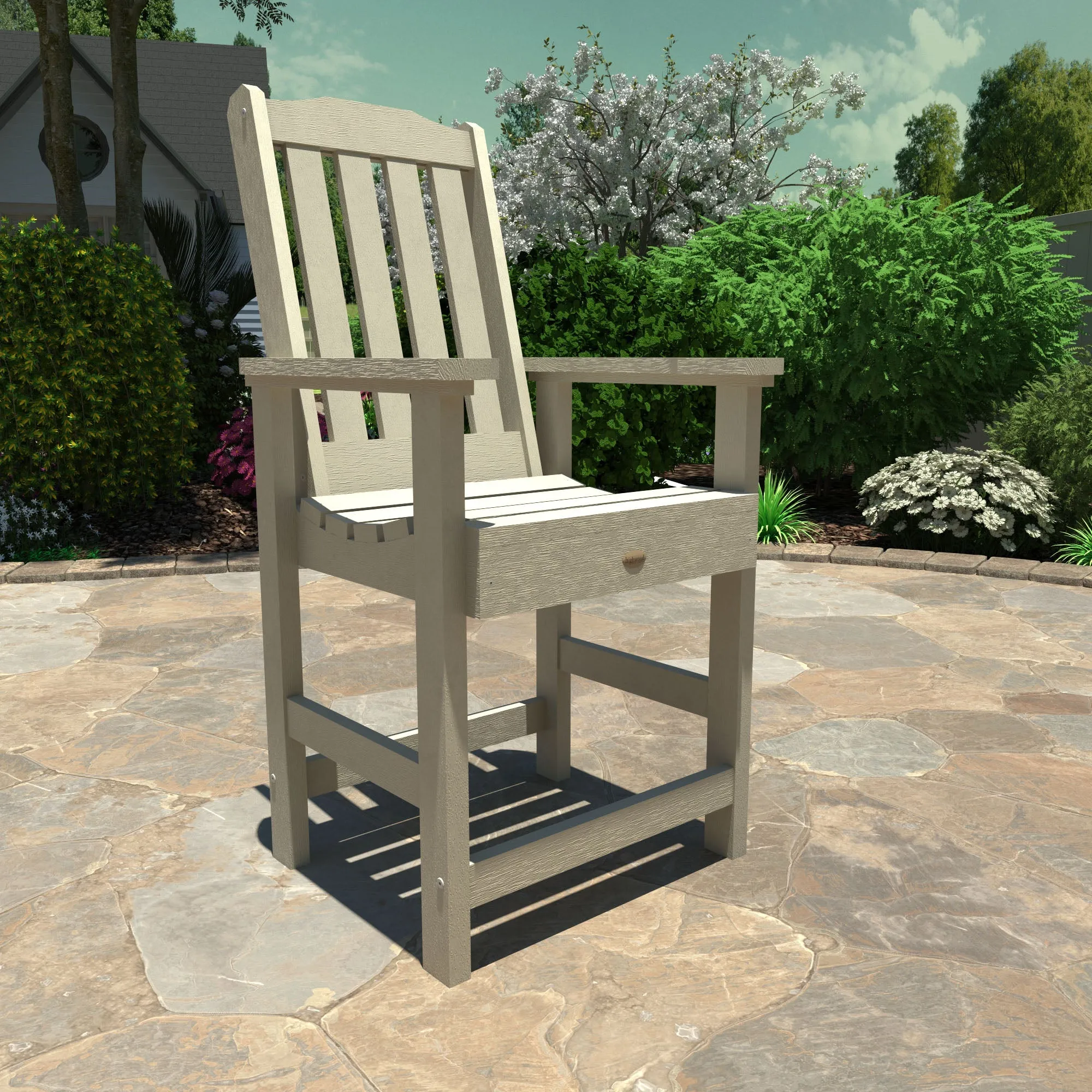 Lehigh 7pc Rectangular Outdoor Dining Set 42in x 84in - Counter Height