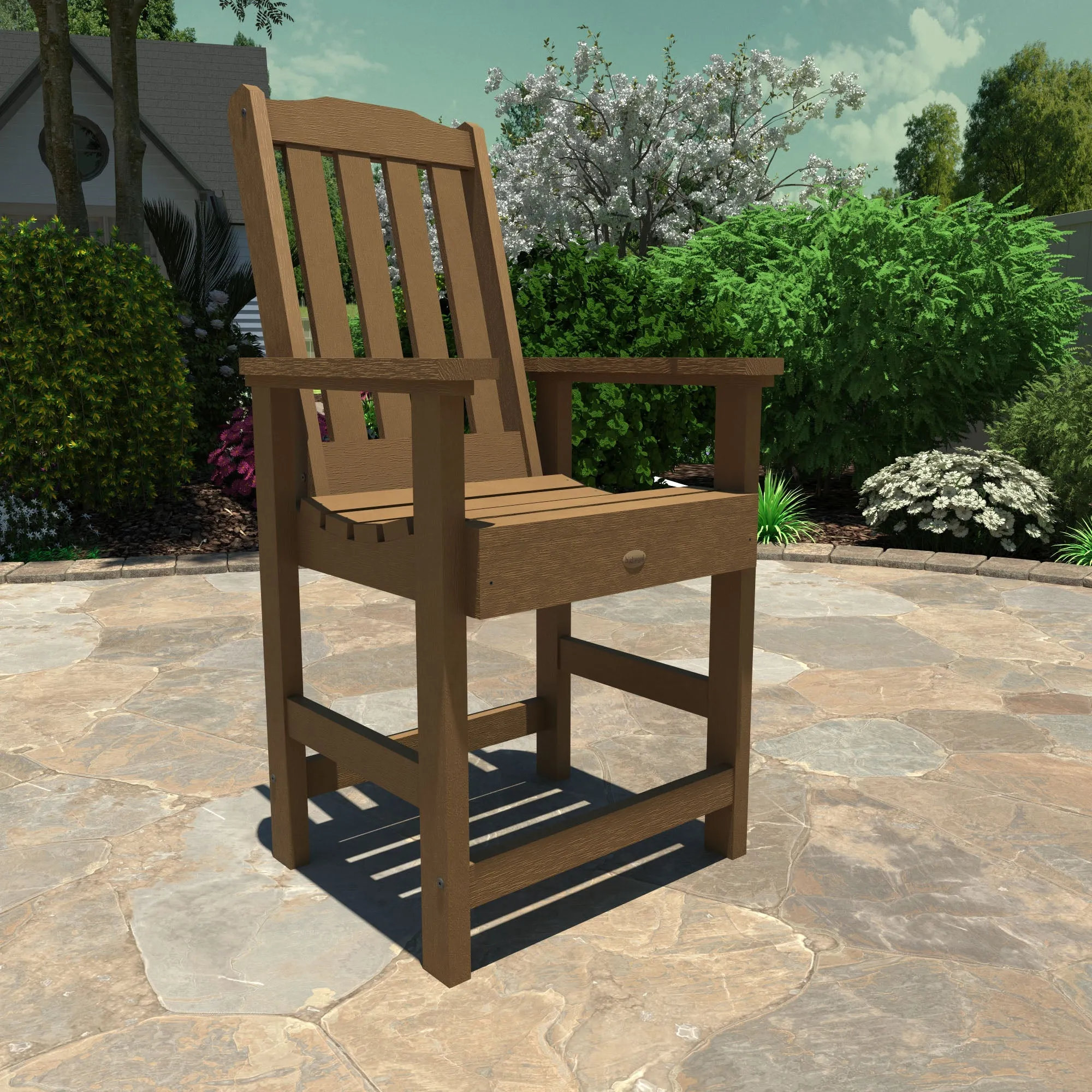 Lehigh 7pc Rectangular Outdoor Dining Set 42in x 84in - Counter Height