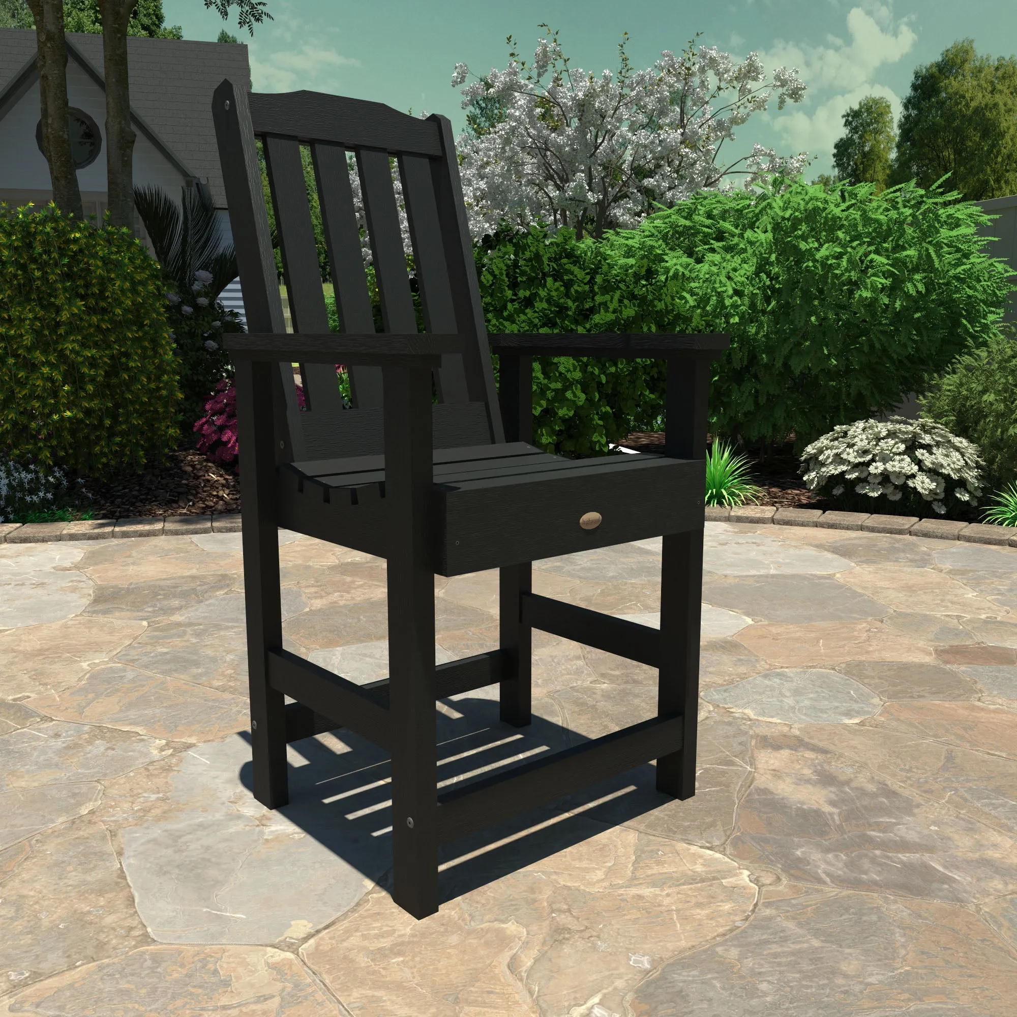 Lehigh 7pc Rectangular Outdoor Dining Set 42in x 84in - Counter Height