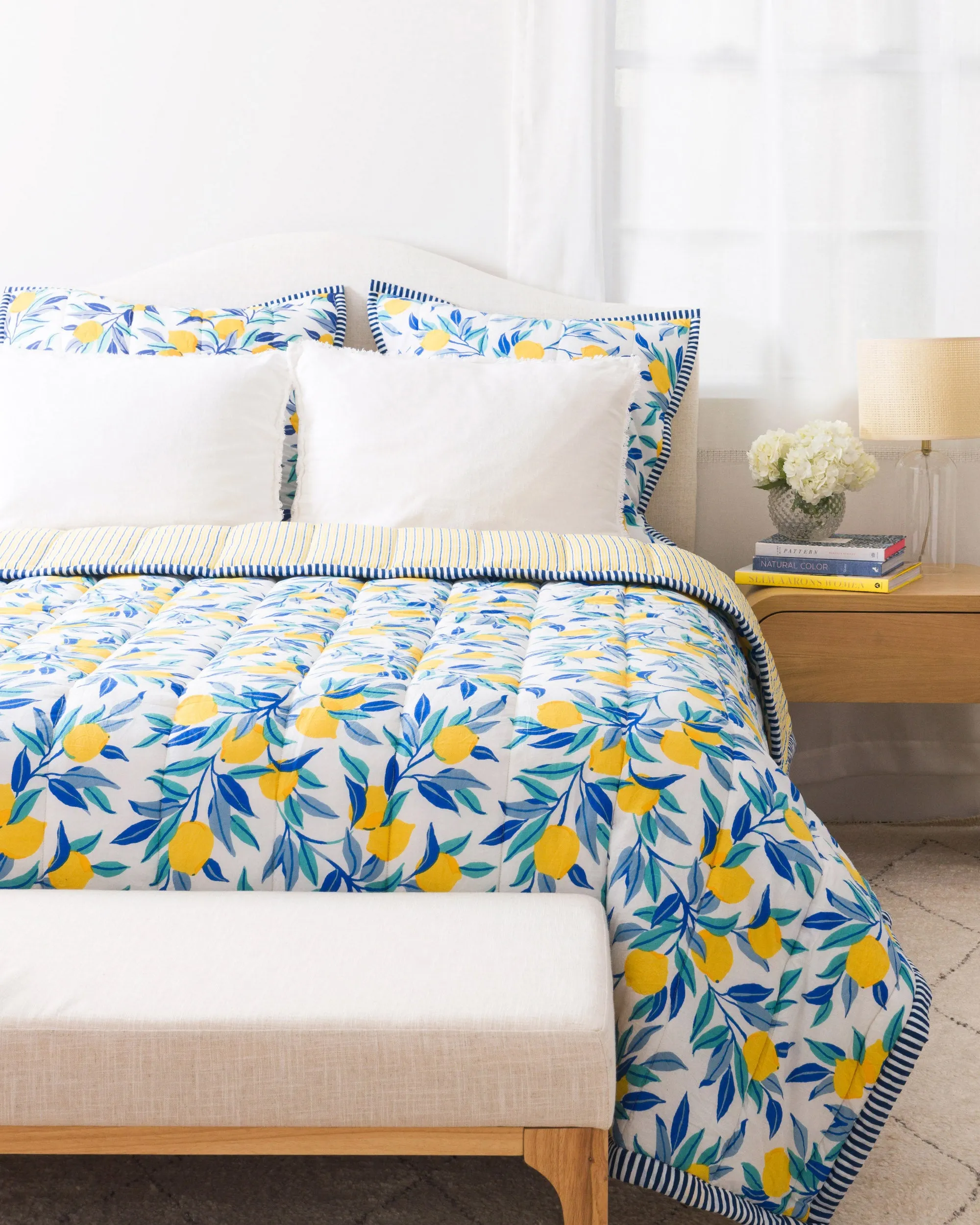 Lemon Zest - Quilt - Cloud