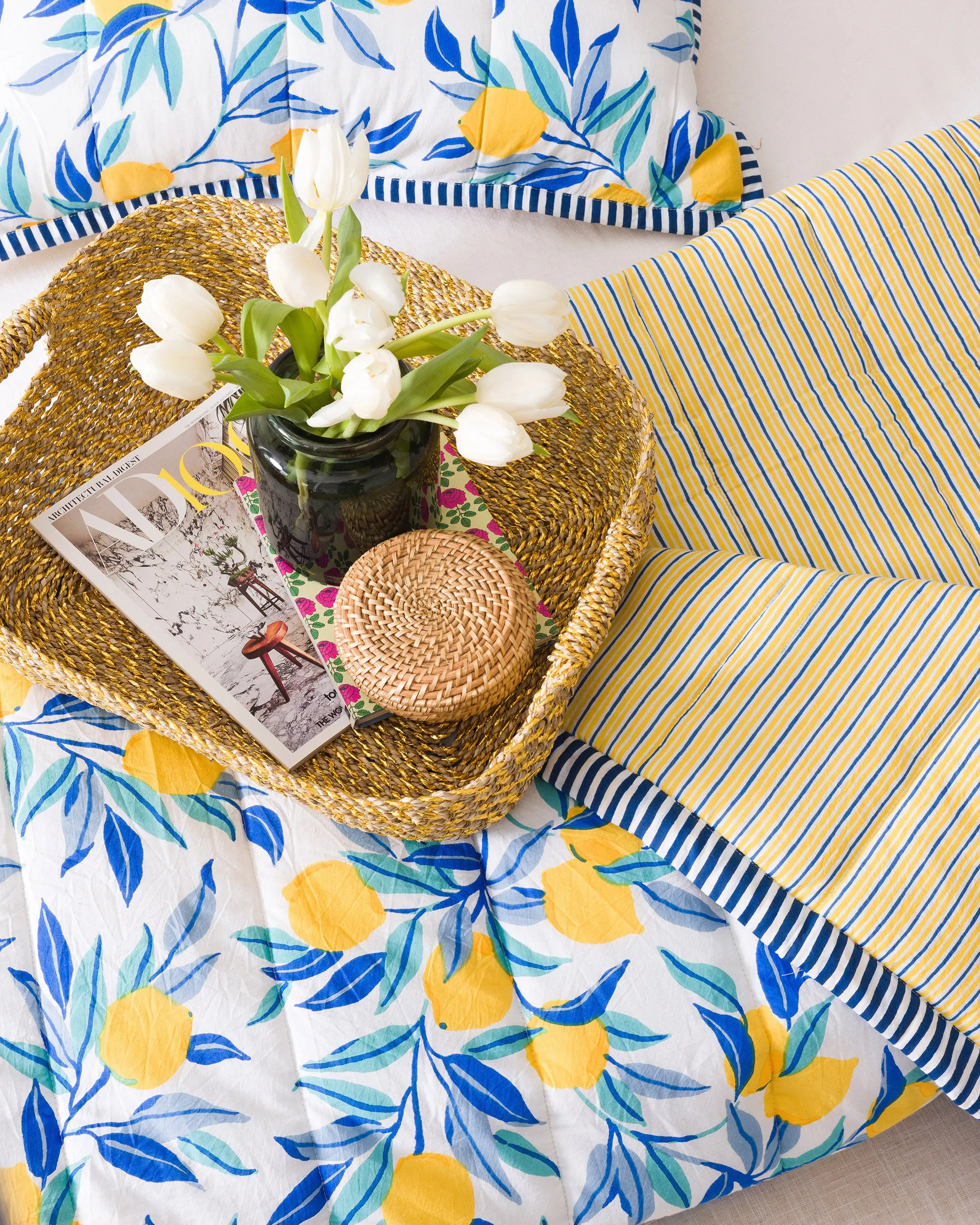 Lemon Zest - Quilt - Cloud