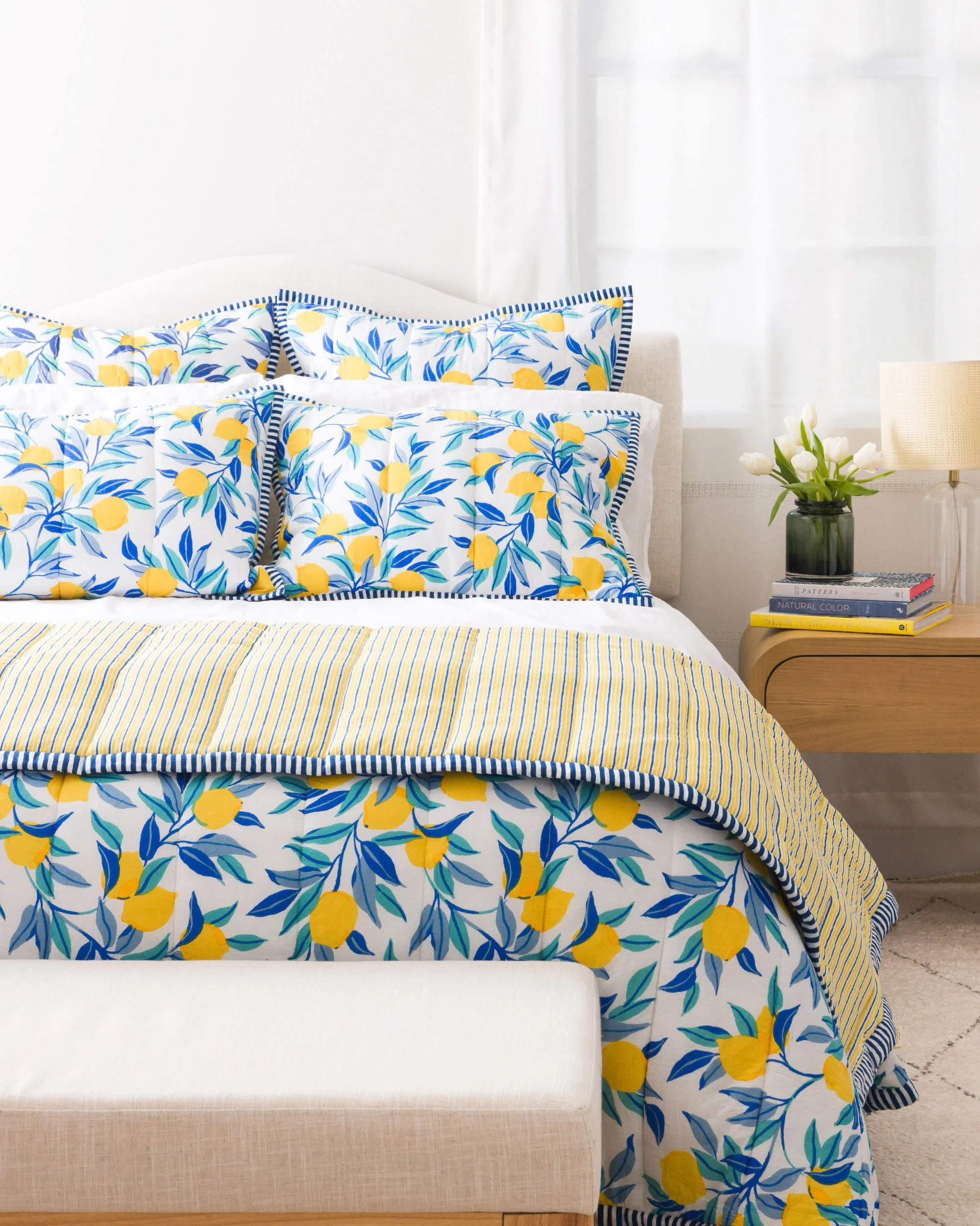 Lemon Zest - Quilt - Cloud