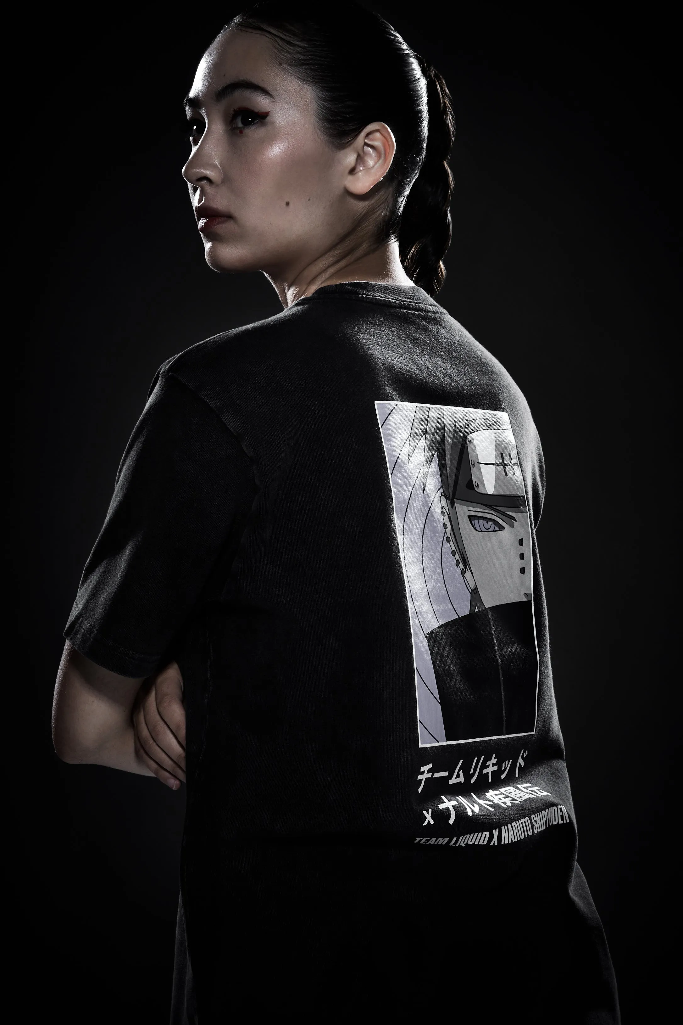 LIQUID x NARUTO AKATSUKI MINERAL RINNEGAN PAIN TEE