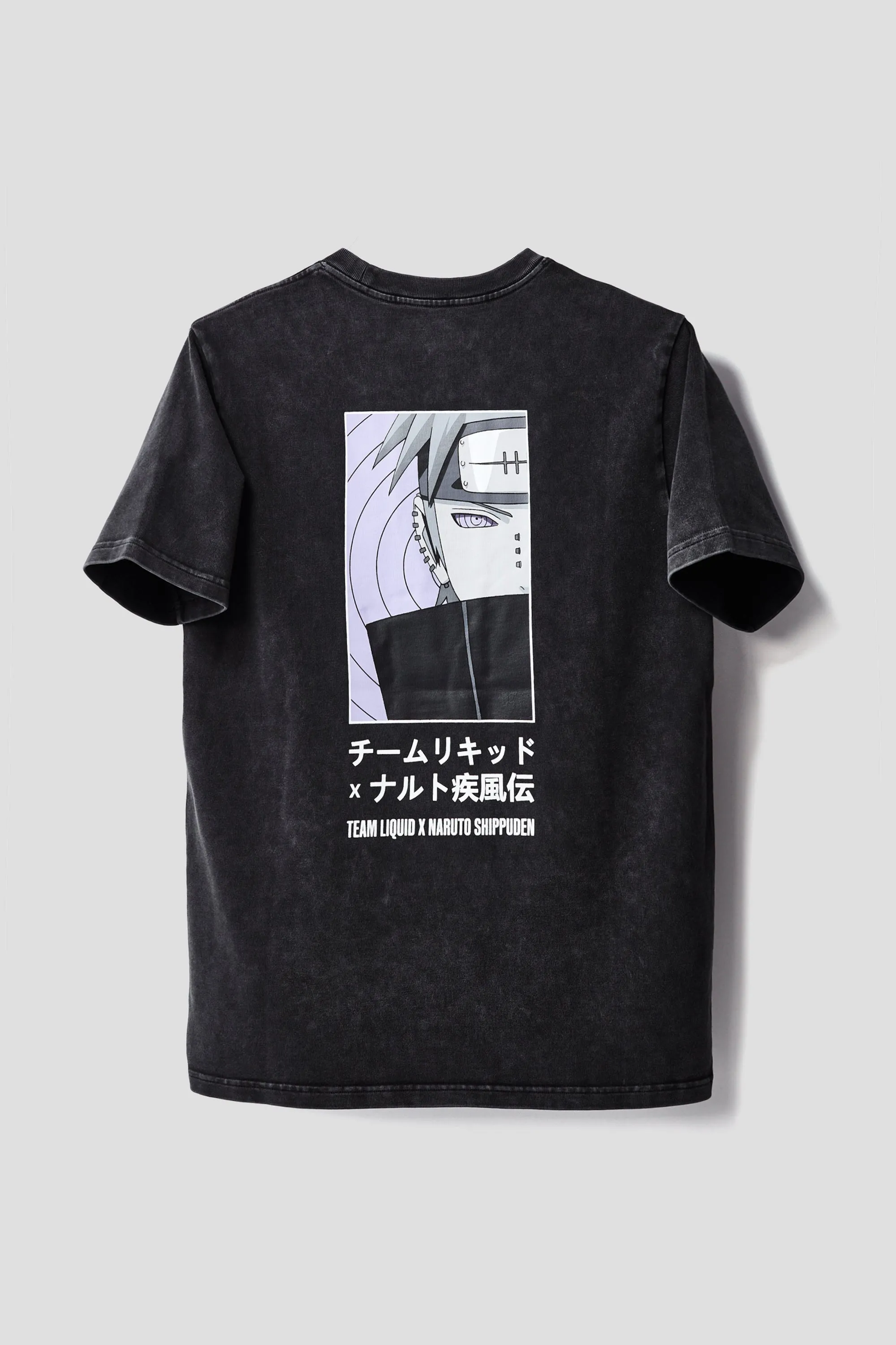 LIQUID x NARUTO AKATSUKI MINERAL RINNEGAN PAIN TEE