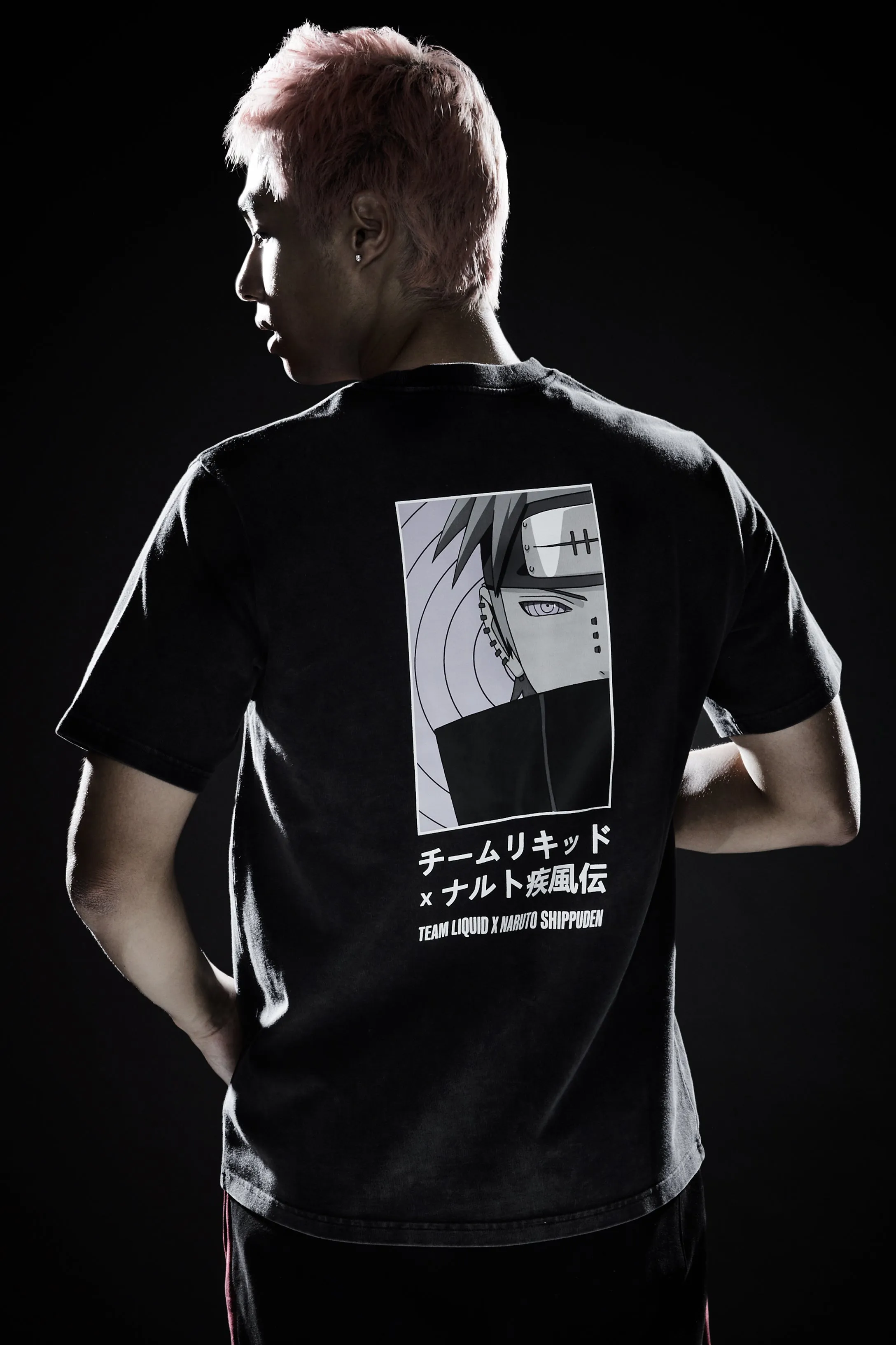 LIQUID x NARUTO AKATSUKI MINERAL RINNEGAN PAIN TEE