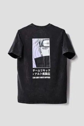 LIQUID x NARUTO AKATSUKI MINERAL RINNEGAN PAIN TEE