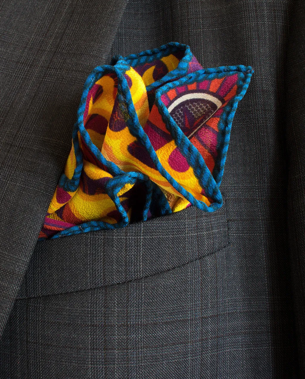 Love Hurts – Silk Pocket Square Gothic