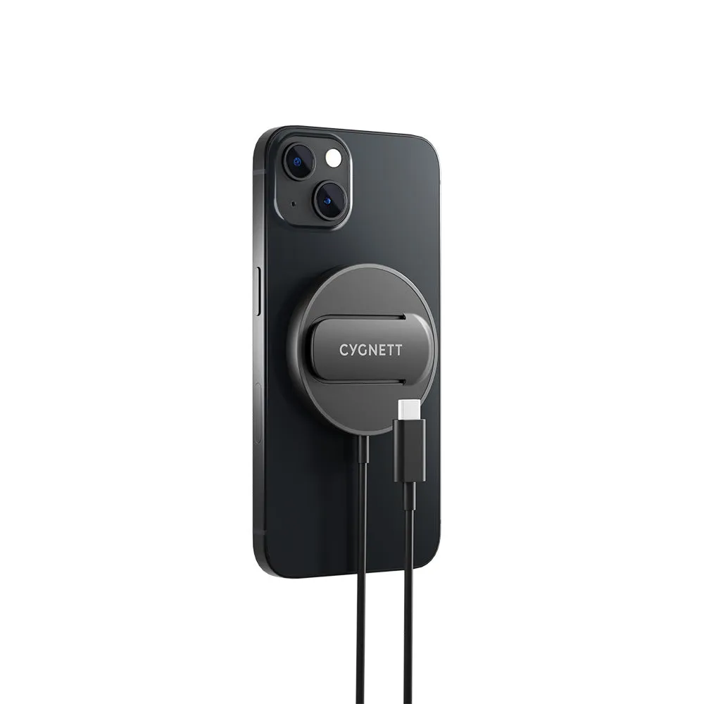 Magnetic Wireless Charging Cable - Black 1m