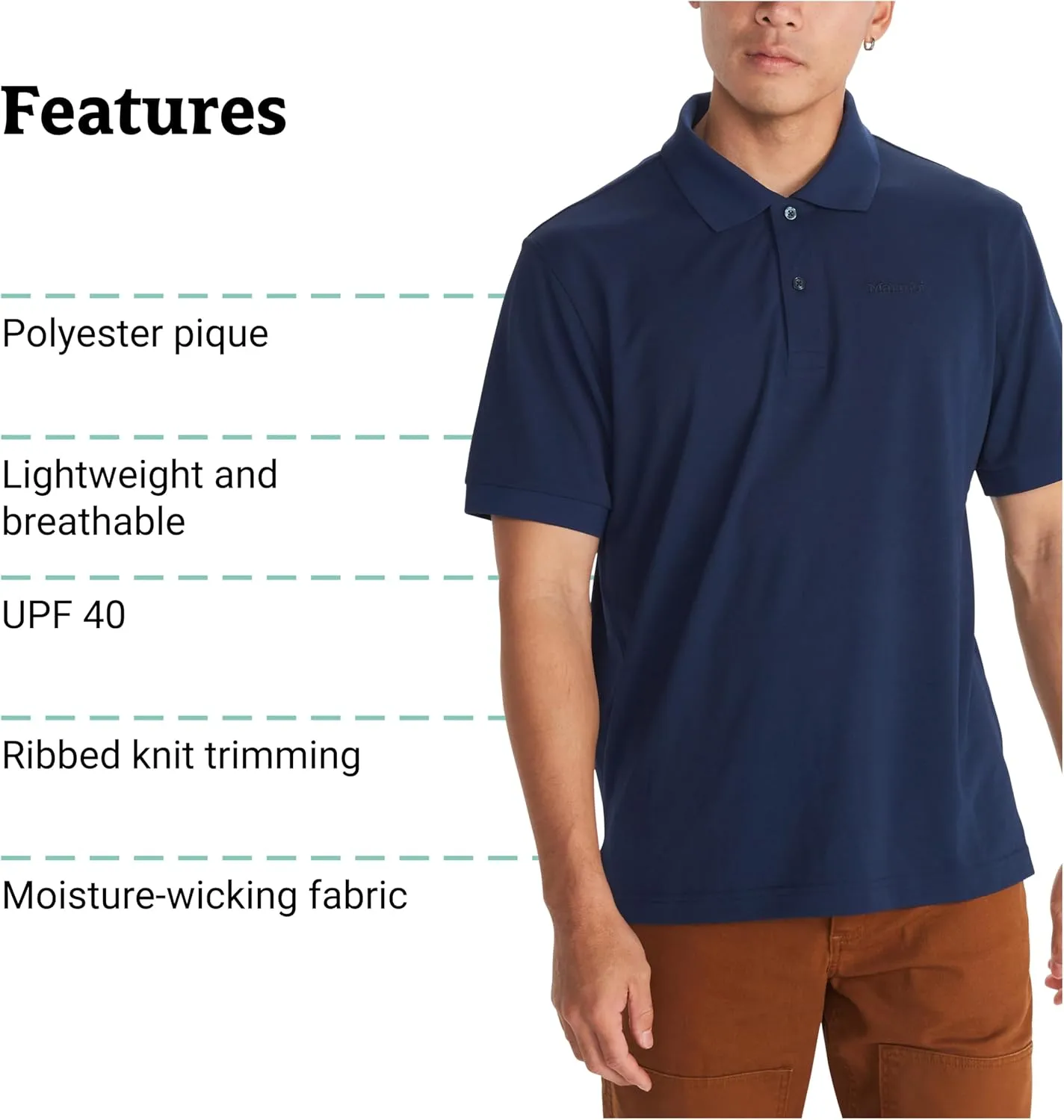 MARMOT Men's Windridge Pique Polo