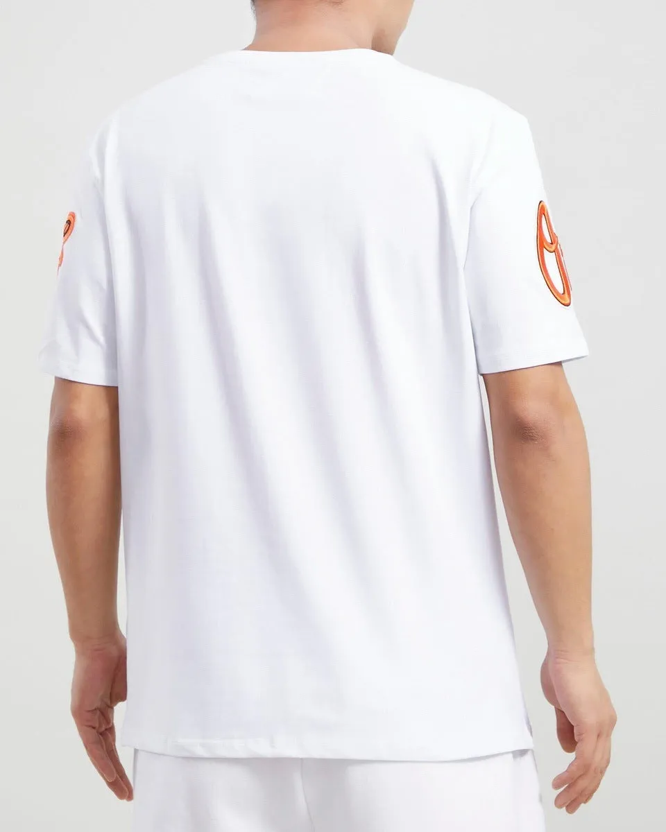 MLB BALTIMORE ORIOLES CLASSIC CHENILLE MEN'S TOP (WHITE)