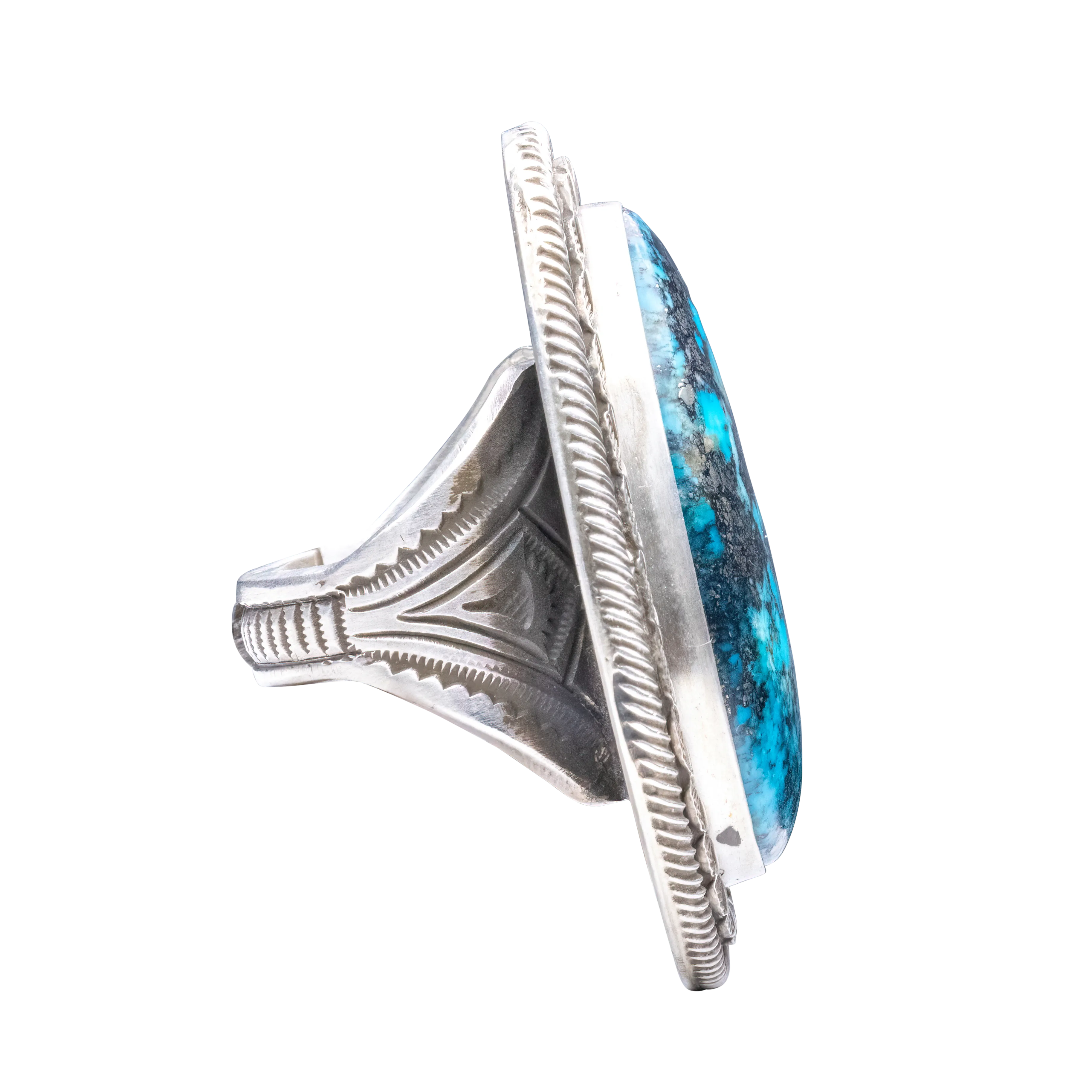 Morenci Turquoise Ring | Calvin Martinez