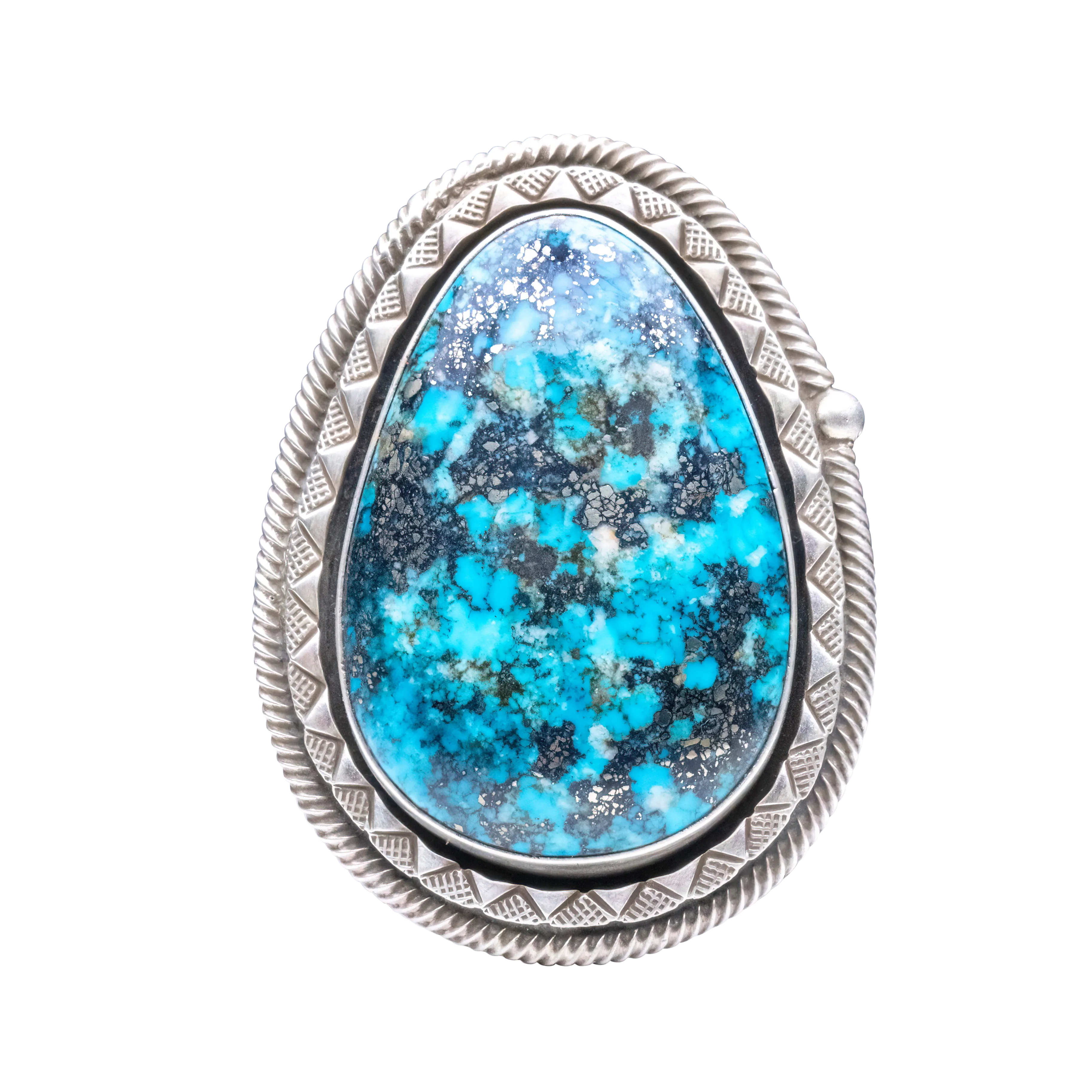 Morenci Turquoise Ring | Calvin Martinez
