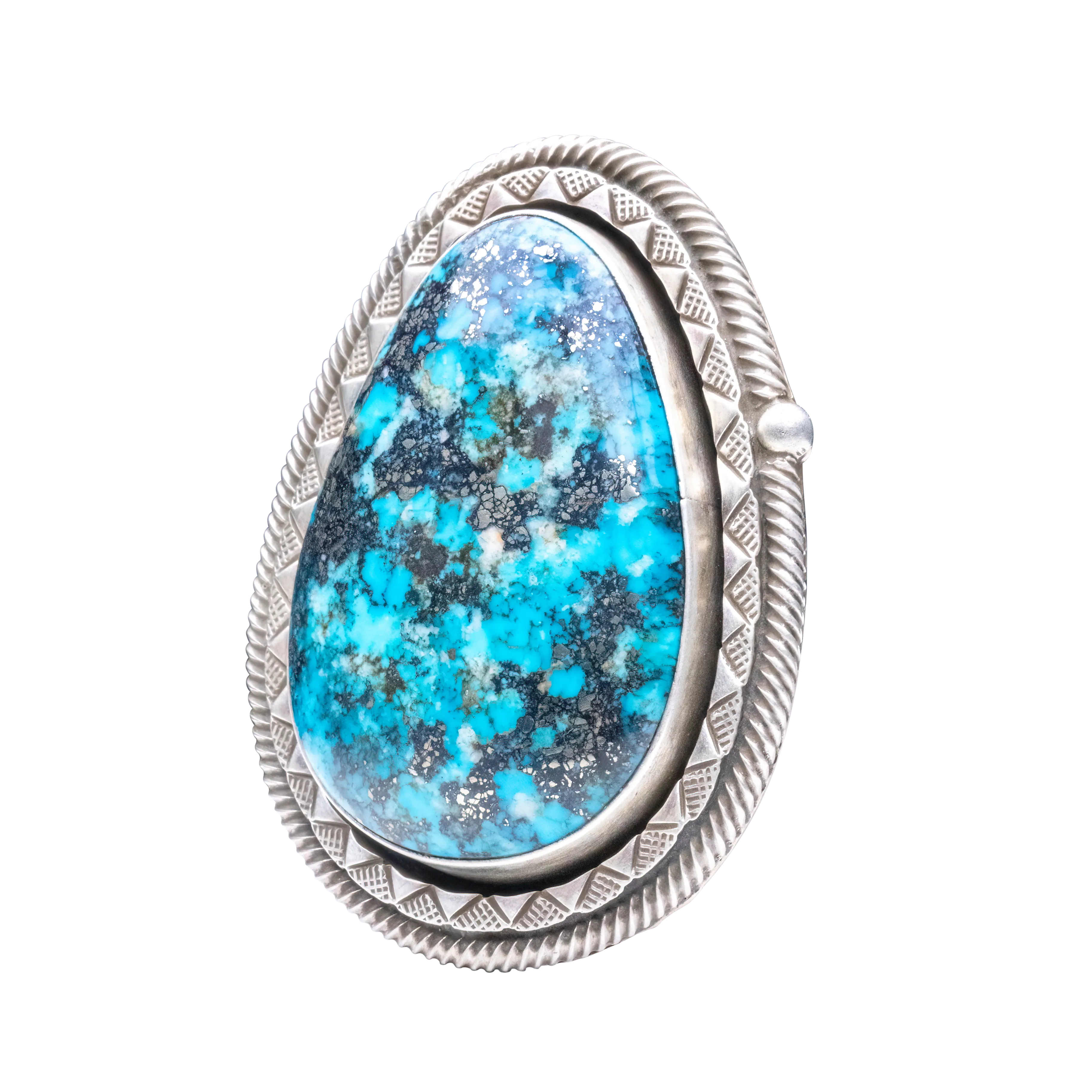 Morenci Turquoise Ring | Calvin Martinez