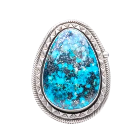 Morenci Turquoise Ring | Calvin Martinez