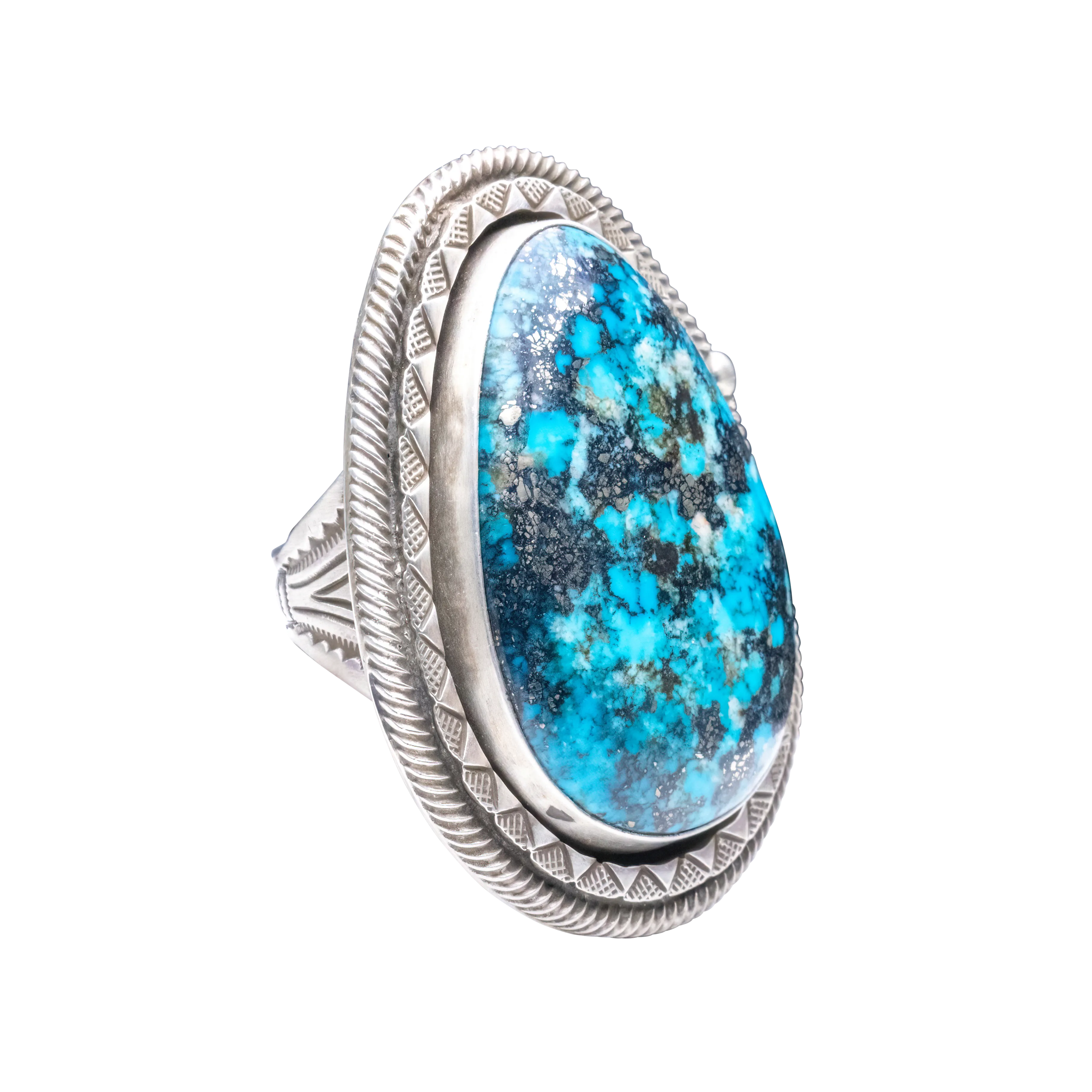 Morenci Turquoise Ring | Calvin Martinez