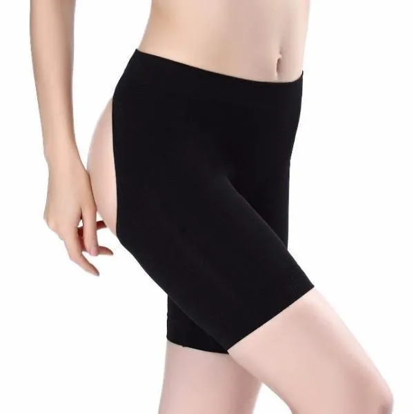 Open-Rear Lift Thigh Slimming Short