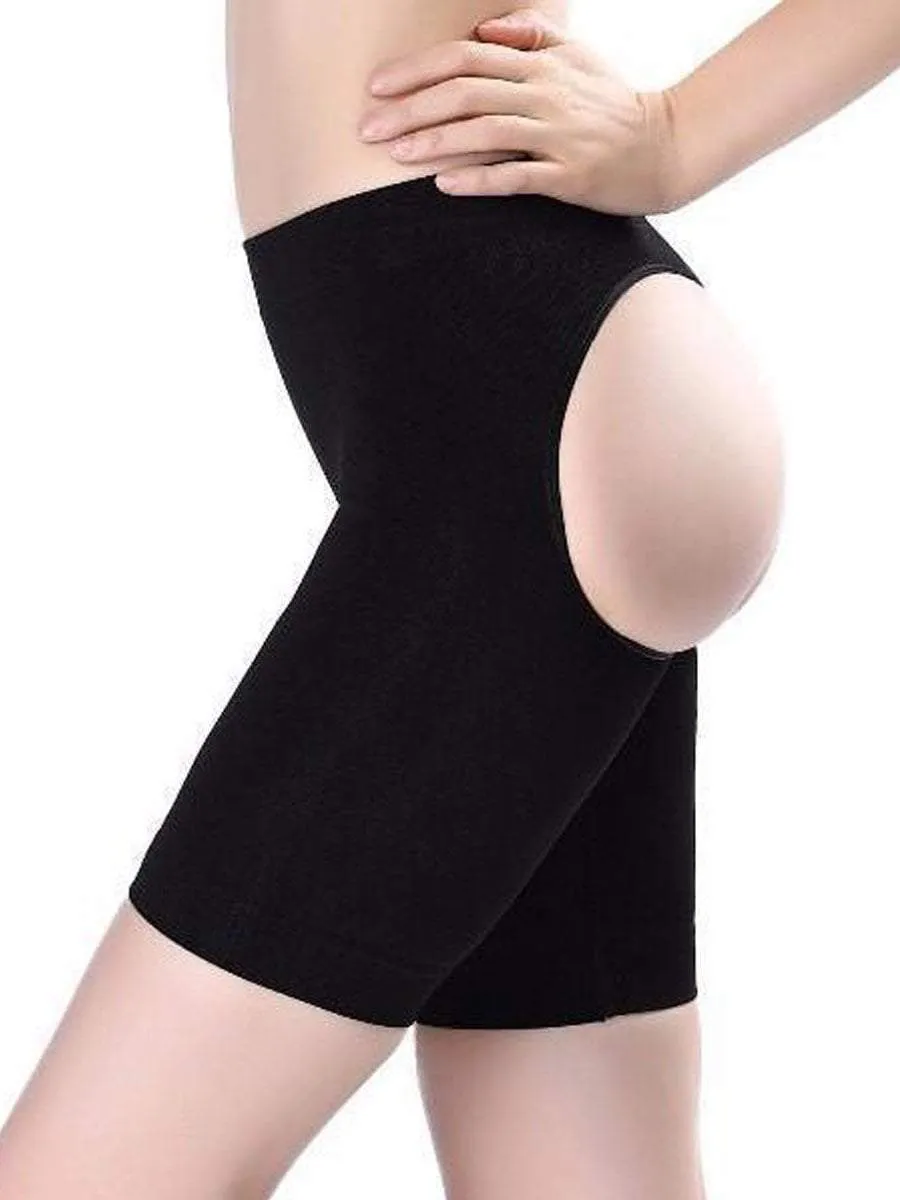 Open-Rear Lift Thigh Slimming Short