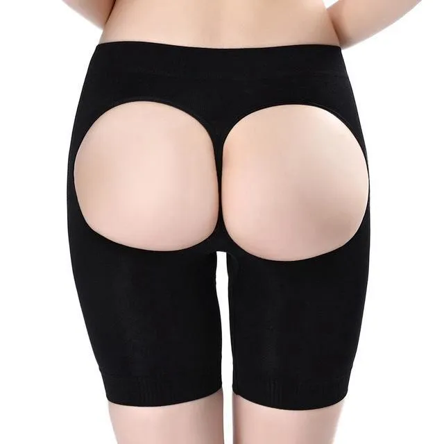Open-Rear Lift Thigh Slimming Short