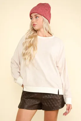 Oversized Cozy Knit Top