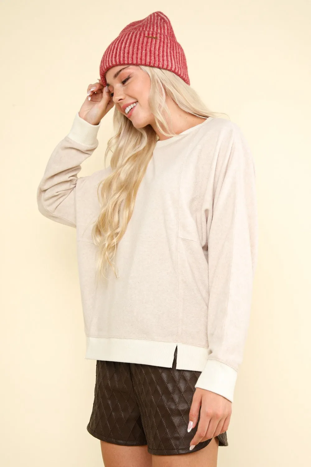 Oversized Cozy Knit Top