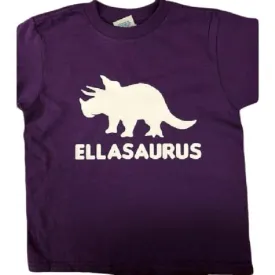personalized custom dinosaur boys kids youth shirt toddler triceratops tshirt tees