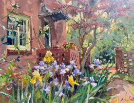 "Spring's Embrace at the Garden Path" by Natalia Andreeva