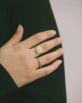 Ring Gold Sunshine Amazonite