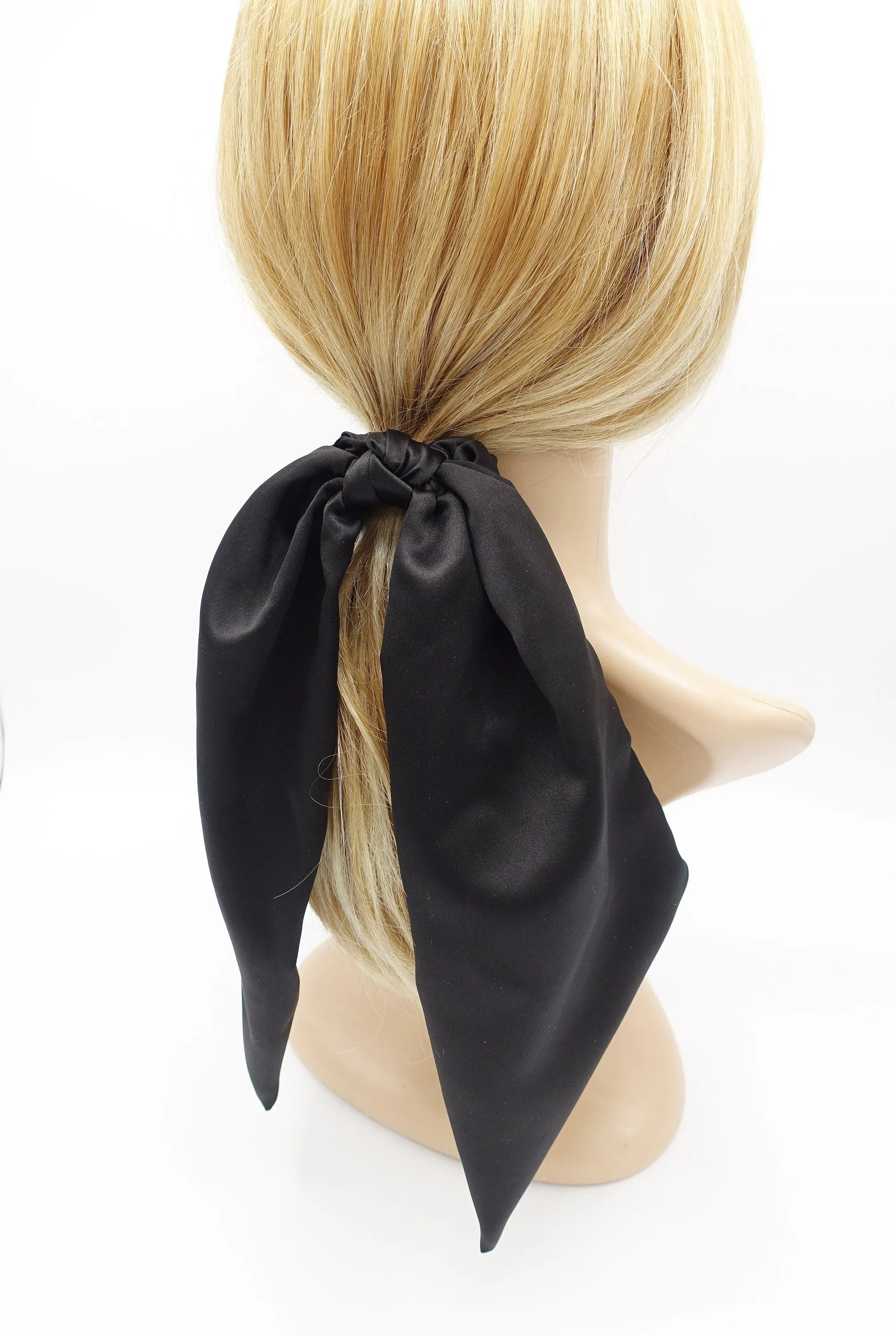 satin tail bow scrunchies