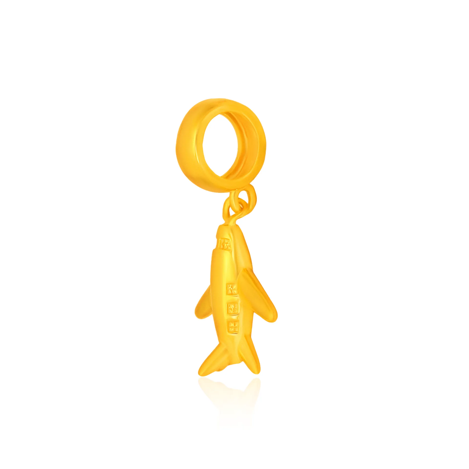 TAKA Jewellery 916 Gold Charm Plane