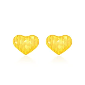 TAKA Jewellery 916 Gold Earrings Heart