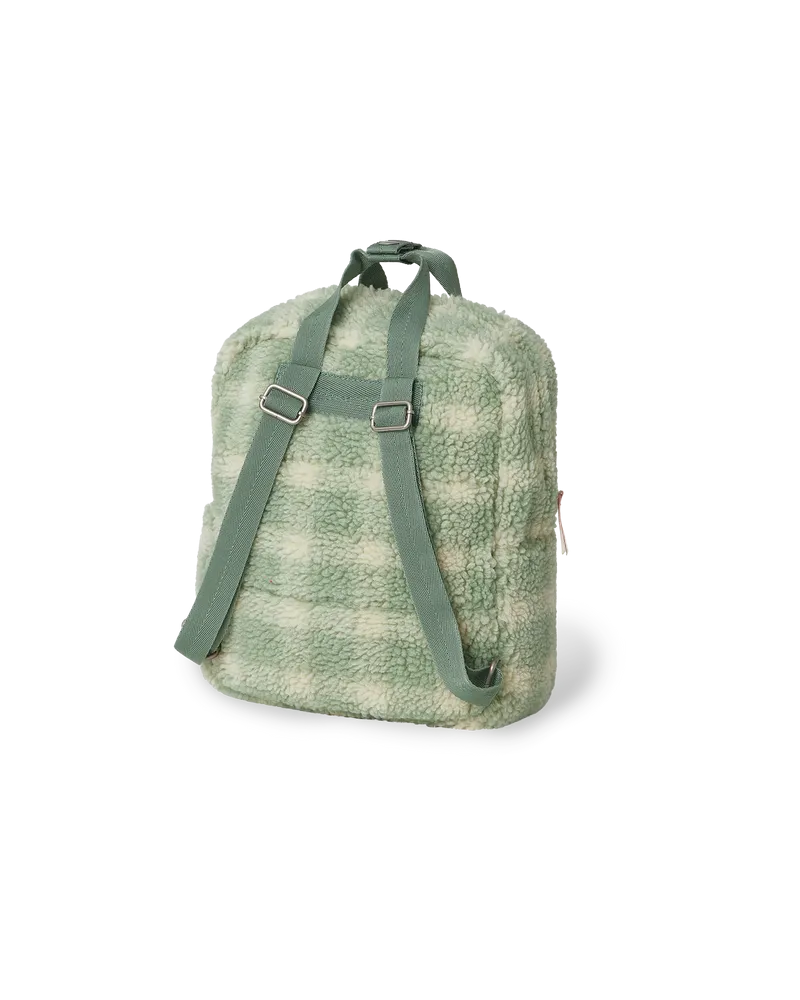 TEDDY BACKPACK PILE CHECKED