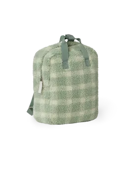 TEDDY BACKPACK PILE CHECKED