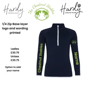 The Chestnut Stables 1/4 Zip Top