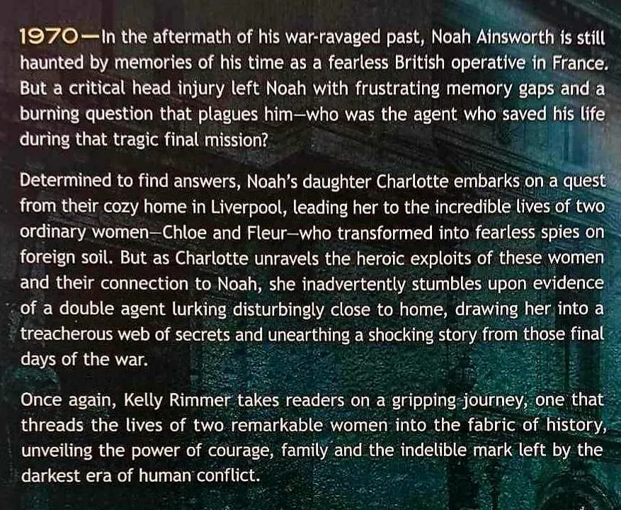 THE PARIS AGENT - Kelly Rimmer