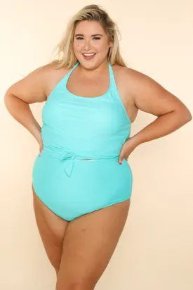 The Racha Top | Neon Aqua | Final Sale