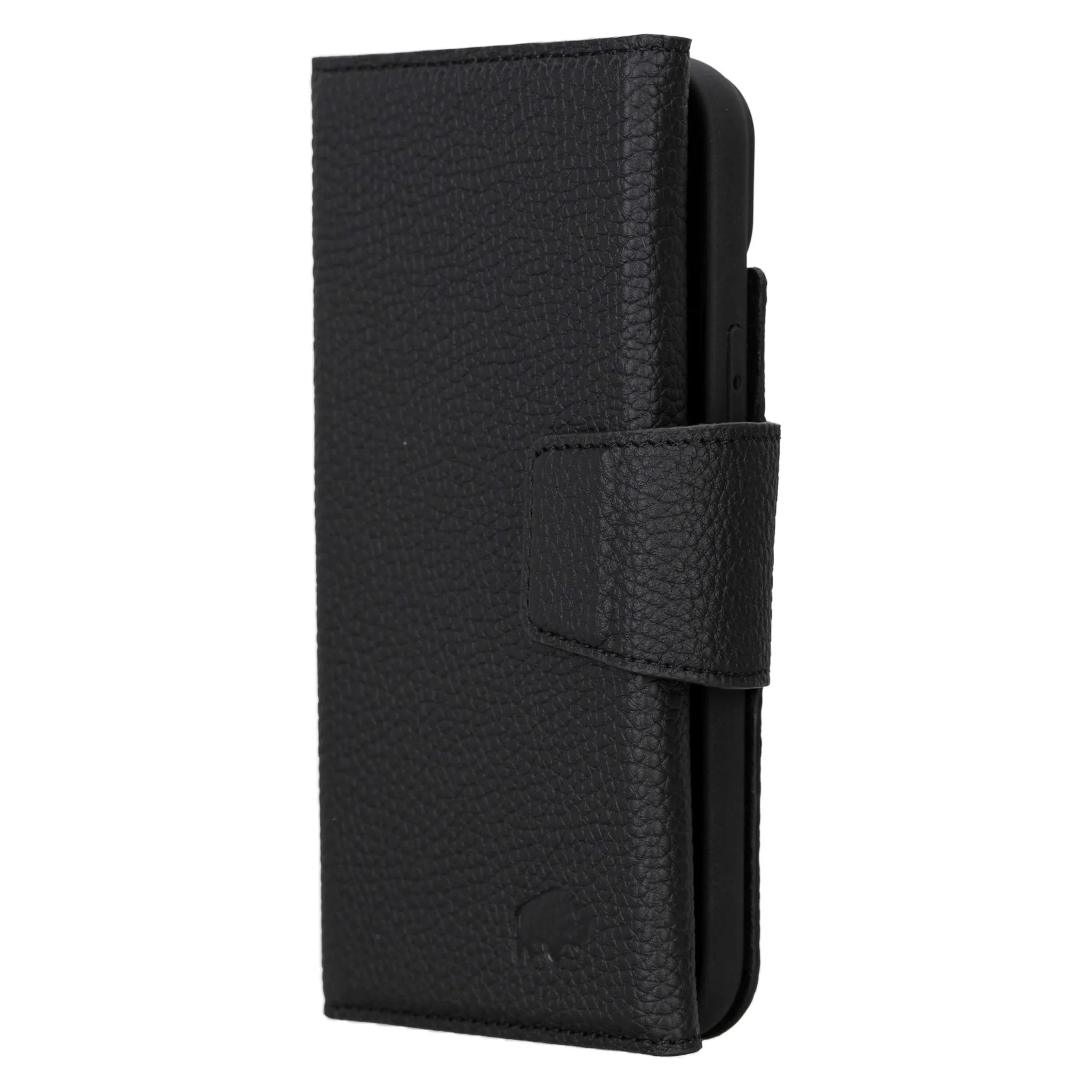 Tudor iPhone 15 Plus Wallet Case, Pebble Black