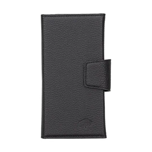 Tudor iPhone 15 Plus Wallet Case, Pebble Black