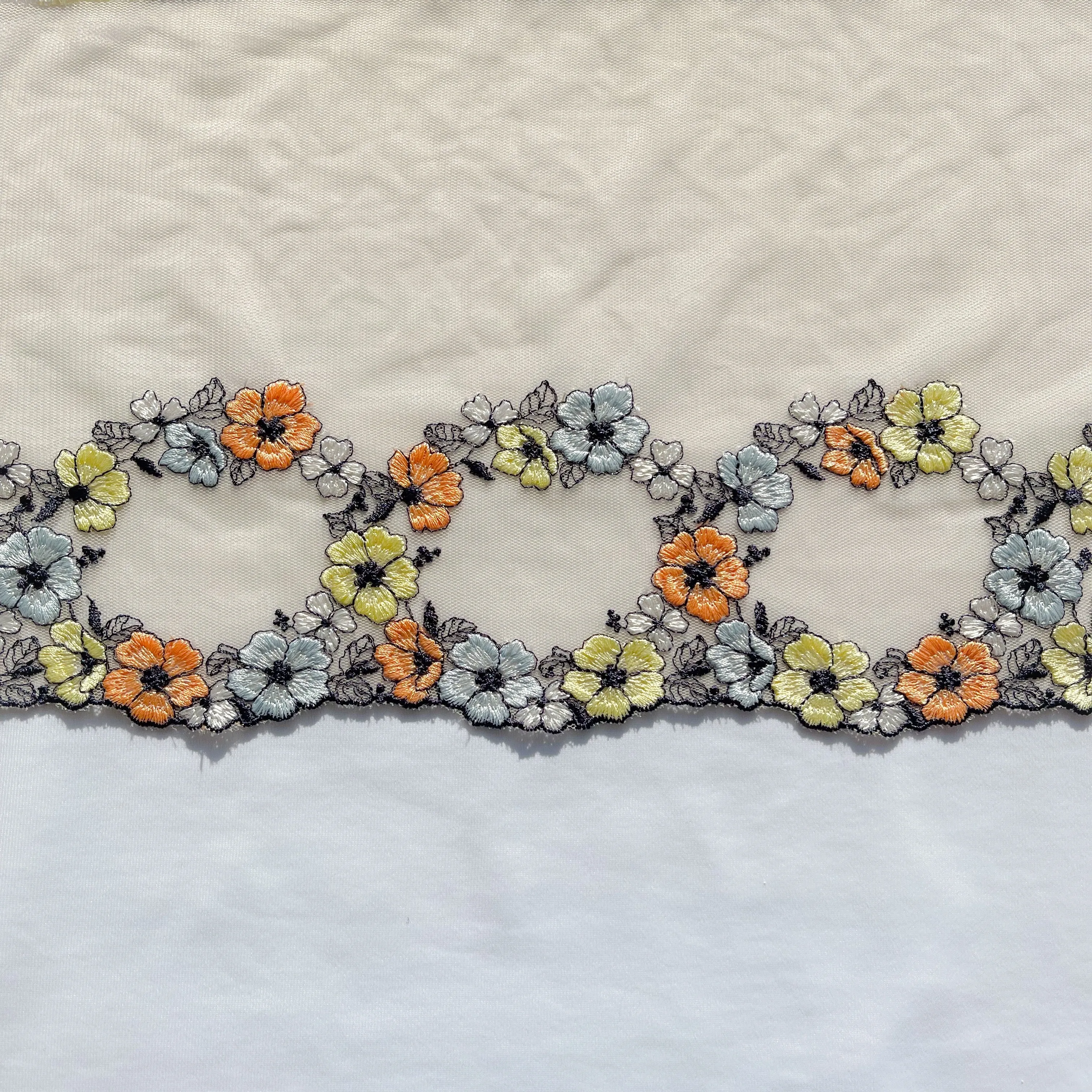 Tulle Lace #303- 7" Flower Crown