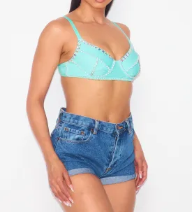 Women's Pearl Bra Top - HOTHGT6652A