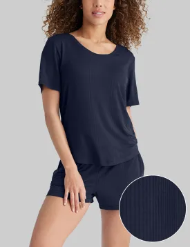 Women's Second Skin Luxe Rib Sleep Tee