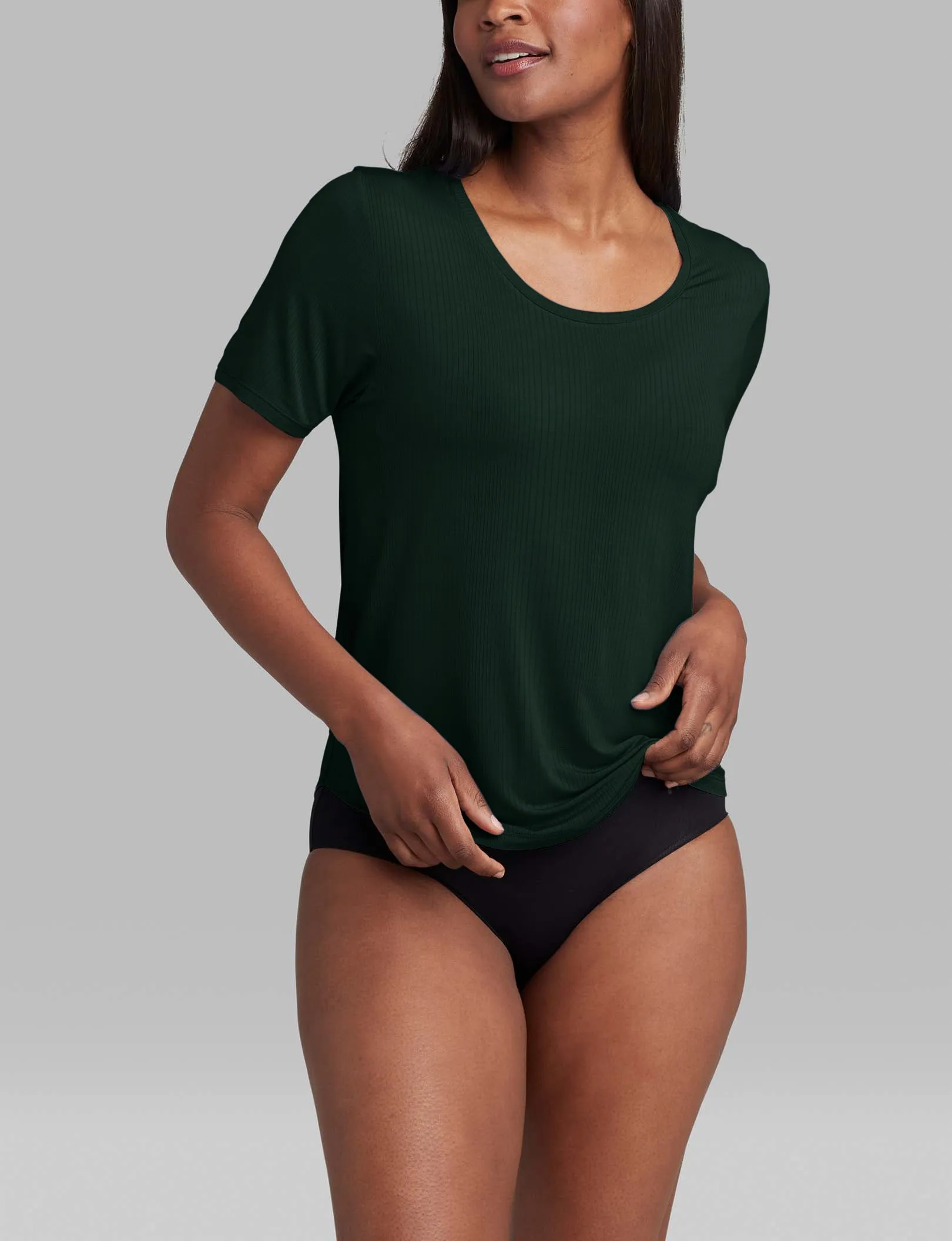 Women's Second Skin Luxe Rib Sleep Tee