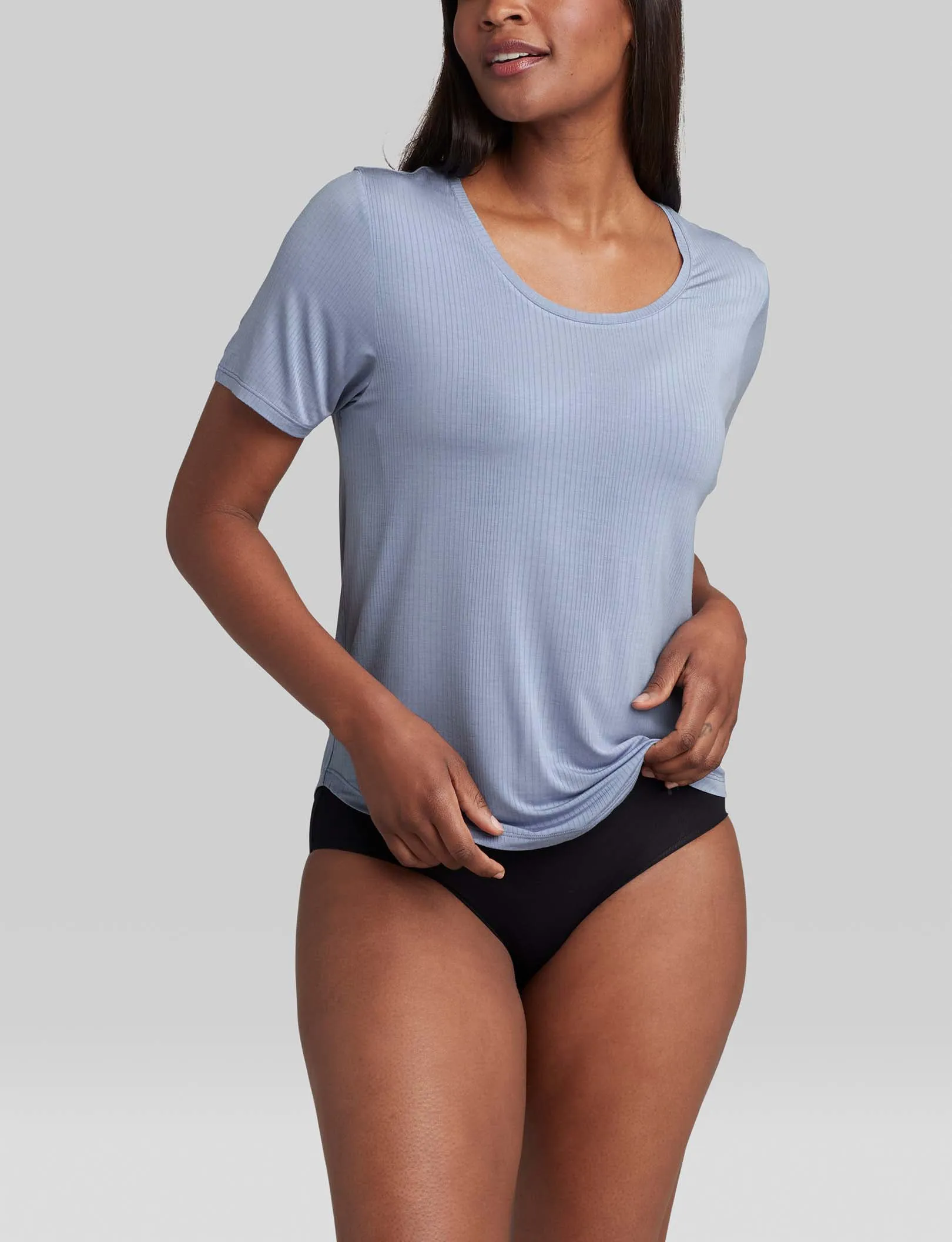 Women's Second Skin Luxe Rib Sleep Tee