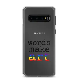 Words Make Art Samsung Case - Pride
