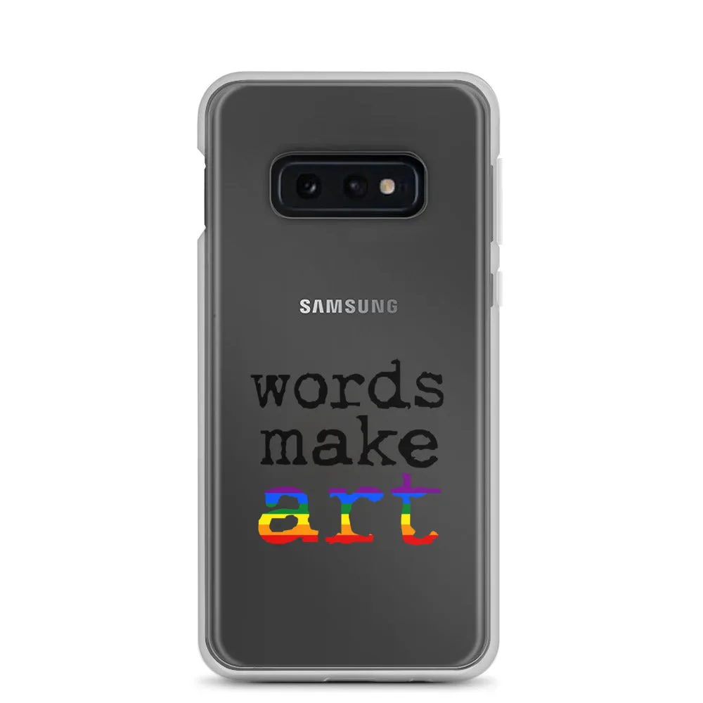 Words Make Art Samsung Case - Pride