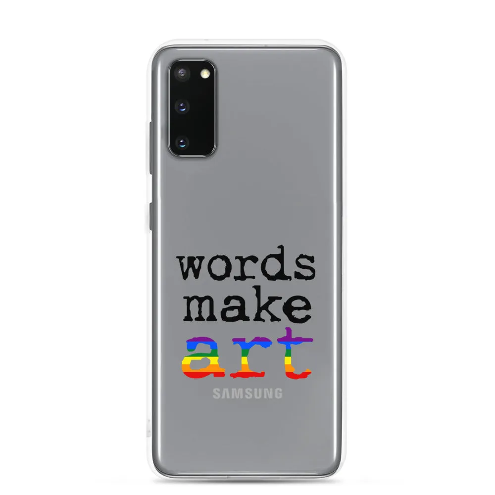 Words Make Art Samsung Case - Pride